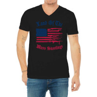 Land Of The Mass Shootings Hippie V-neck Tee | Artistshot