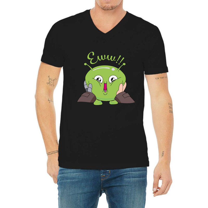 Trending Eww! Mooncake Final Space V-neck Tee | Artistshot