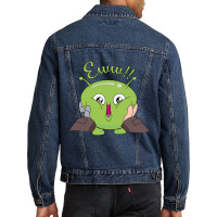 Trending Eww! Mooncake Final Space Men Denim Jacket | Artistshot