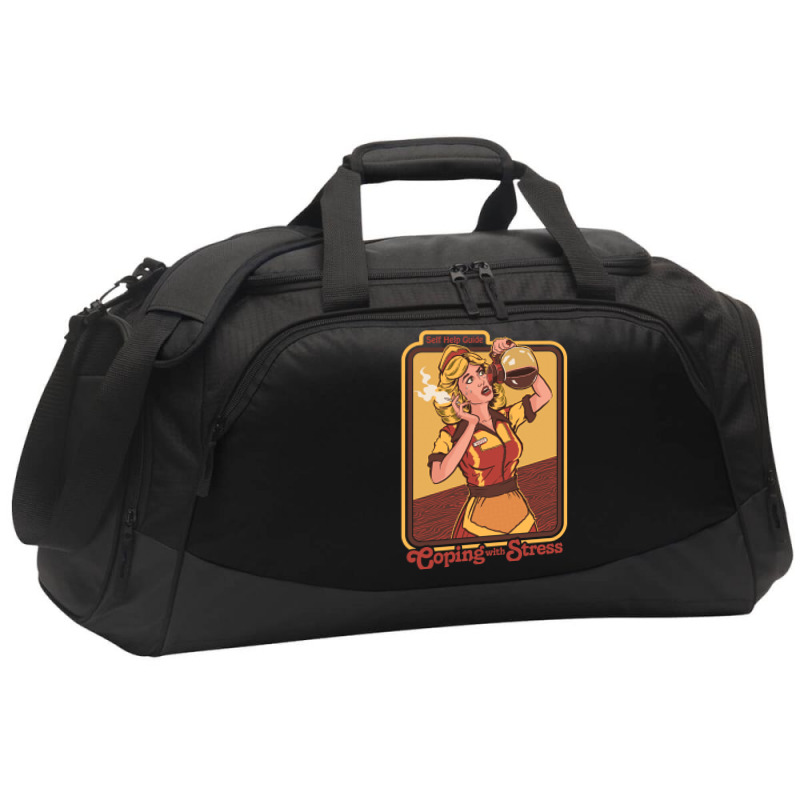 Coping With Stress Active Duffel | Artistshot