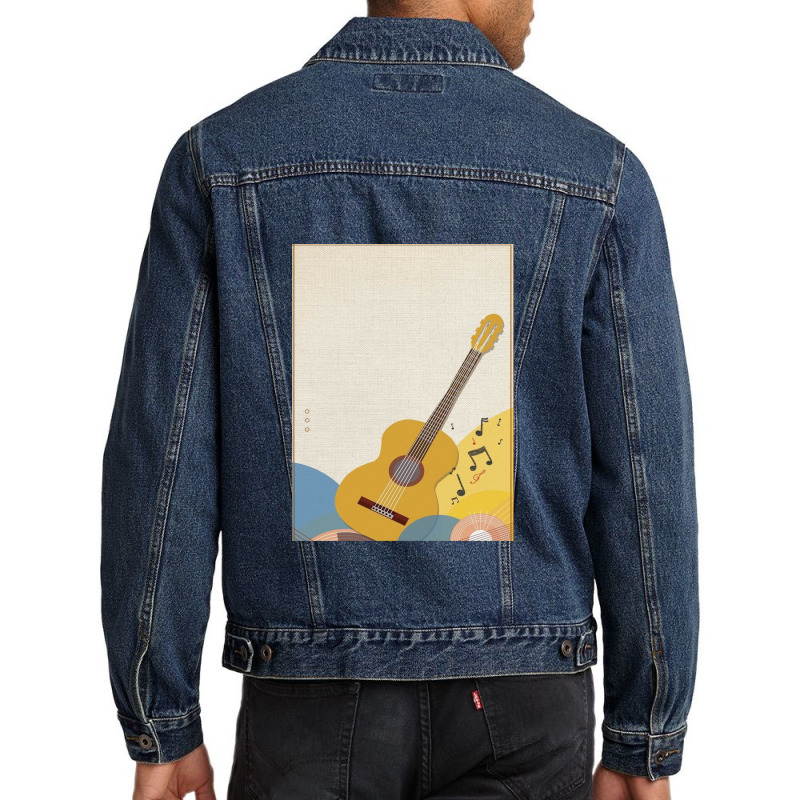 Guitar Performance Vector 1 Men Denim Jacket | Artistshot