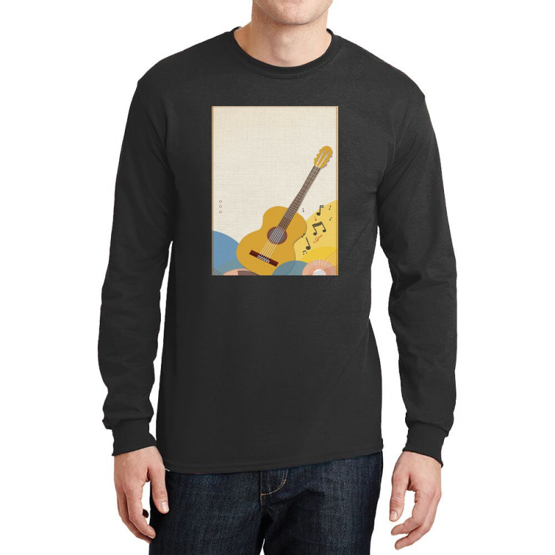 Guitar Performance Vector 1 Long Sleeve Shirts | Artistshot