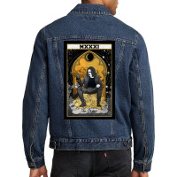 Mens Best Happy The Crow Movie Costume Halloween Gifts Music Fans Men Denim Jacket | Artistshot