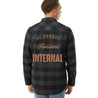 Im Awesome Im A Internal Auditor Funny Job Aesthetic Flannel Shirt | Artistshot