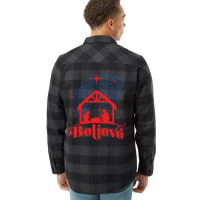 Believe In Christmas Flannel Shirt | Artistshot