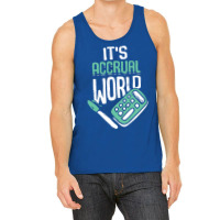 Its Accrual World Accounting Accountant Cpa Gift Stars Tank Top | Artistshot