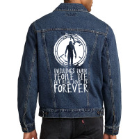 Mens Funny The Crow Movie Gift For Everyone Men Denim Jacket | Artistshot