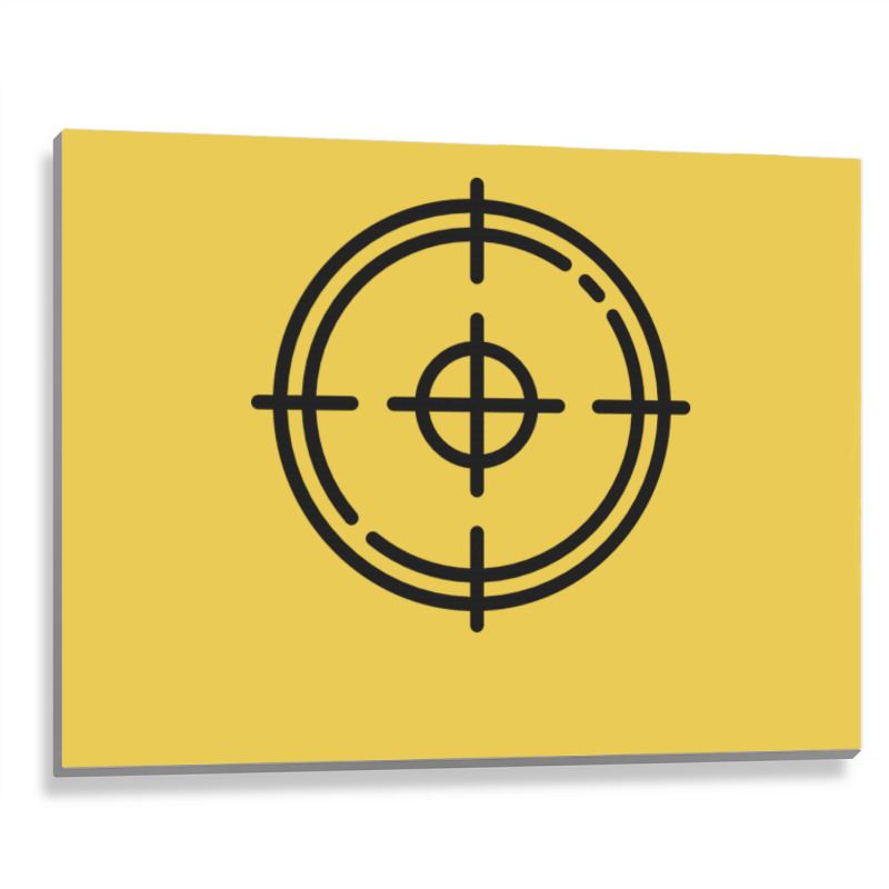 Target Shooting Hippie Metal Print Horizontal | Artistshot