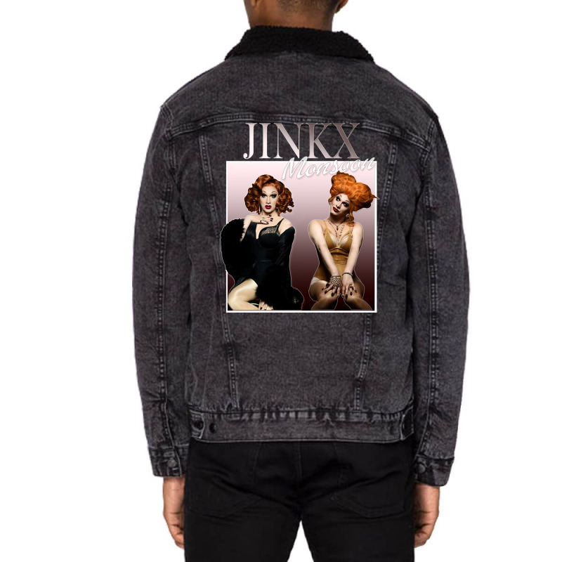 Jinkx Monsoon Rupaul's Drag Race 90's Throwback Tee Unisex Sherpa-Lined Denim Jacket by muronialgabak | Artistshot