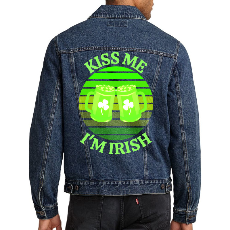 Keep Calm Im Irish T  Shirtkeep Calm I’m Irish T  Shirt (3) Men Denim Jacket | Artistshot