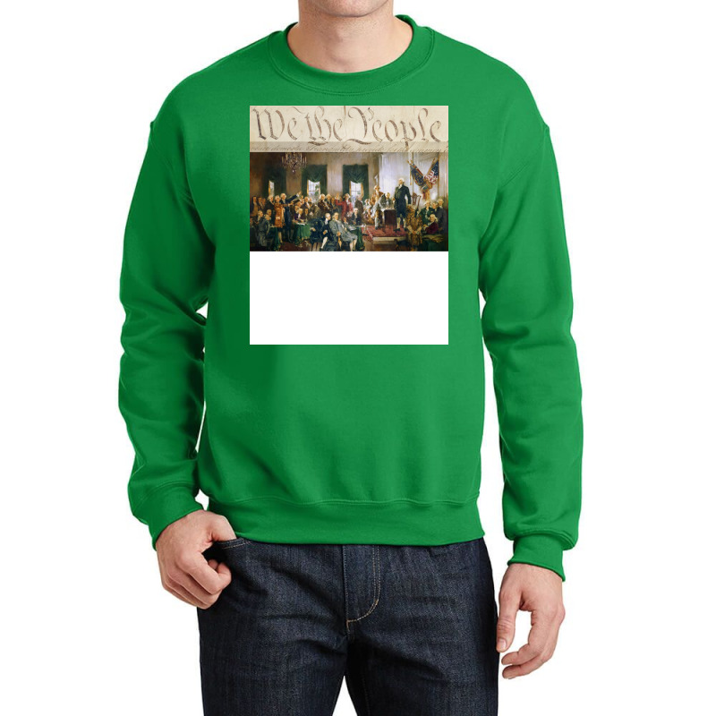 We The People Back Print Funny Crewneck Sweatshirt by laihanmoratx | Artistshot