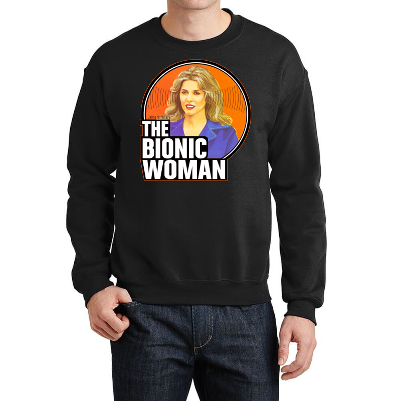 Bionic Woman Crewneck Sweatshirt by dodeyeidenc | Artistshot