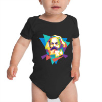 Karl Marx Get Vintage Baby Bodysuit | Artistshot