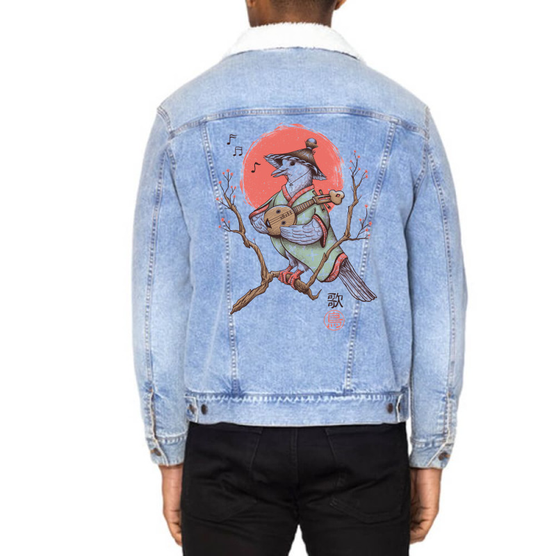 Song Bird Unisex Sherpa-lined Denim Jacket | Artistshot