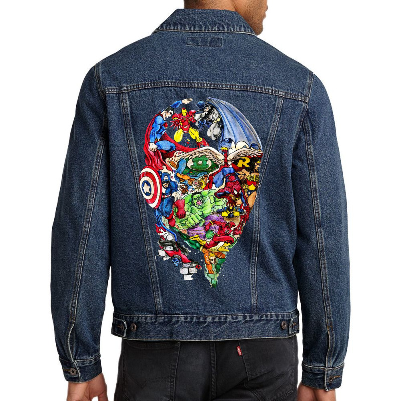 Heroic Mind Men Denim Jacket | Artistshot