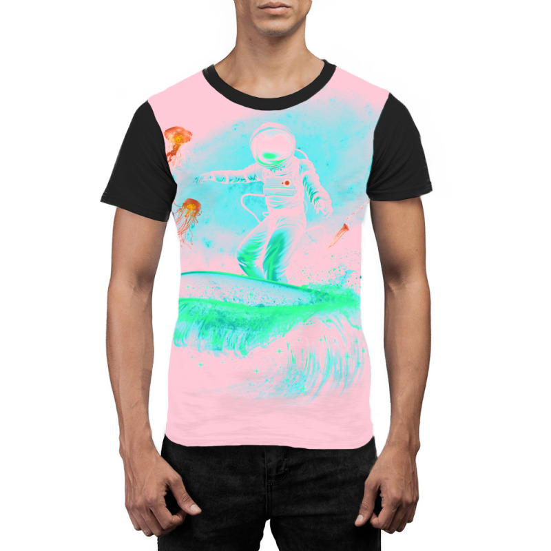 Space Surfer Graphic T-shirt | Artistshot