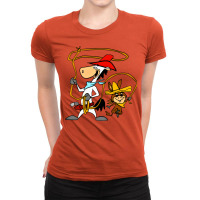 Quick Draw Mcgraw And Baba Looey Ladies Fitted T-shirt | Artistshot