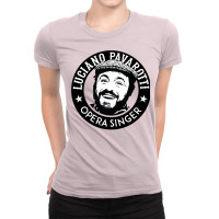 Pavarotti Ladies Fitted T-shirt | Artistshot