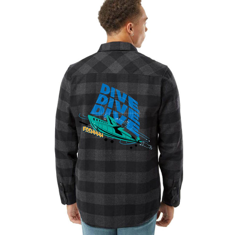 Dive! Dive! Dive! Flannel Shirt | Artistshot