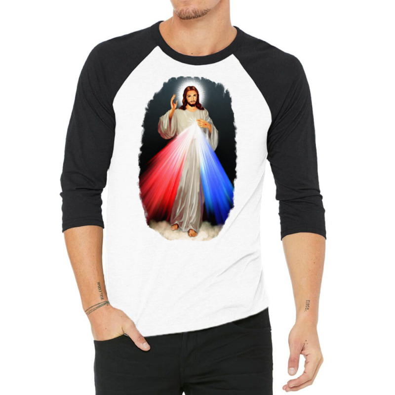 Divine Mercy 3/4 Sleeve Shirt | Artistshot