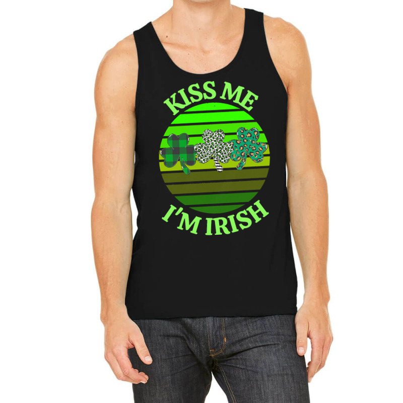 Kiss Me Im Irish T  Shirtkiss Me I’m Irish T  Shirt (8) Tank Top | Artistshot