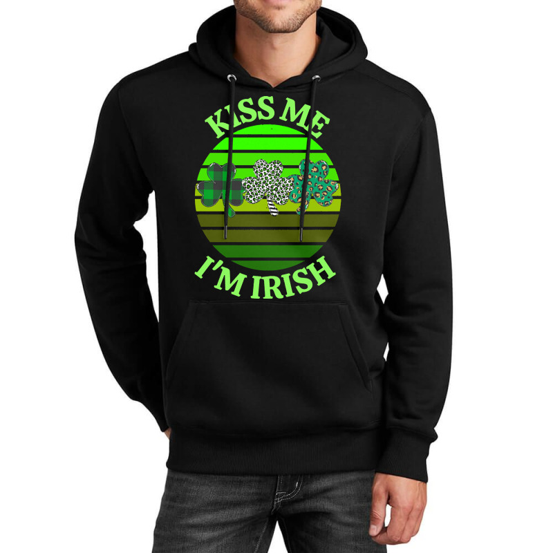 Kiss Me Im Irish T  Shirtkiss Me I’m Irish T  Shirt (8) Unisex Hoodie | Artistshot