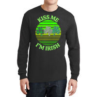 Kiss Me Im Irish T  Shirtkiss Me I’m Irish T  Shirt (8) Long Sleeve Shirts | Artistshot