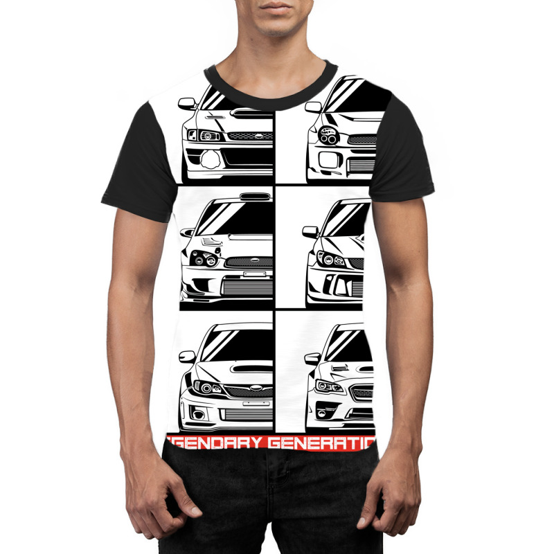 Impreza Generations Graphic T-shirt by smorvyayidinl | Artistshot