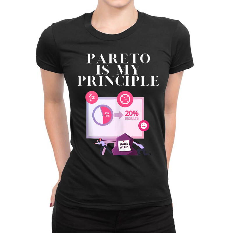 Pareto Is My Principle Tank Top Ladies Fitted T-Shirt by jessen | Artistshot