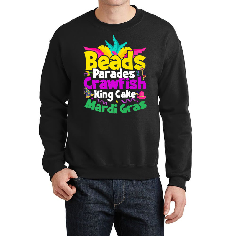 Beads Parades Crawfish King Cake Mardi Gras Premium T Shirt Crewneck Sweatshirt | Artistshot