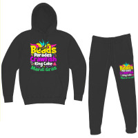 Beads Parades Crawfish King Cake Mardi Gras Premium T Shirt Hoodie & Jogger Set | Artistshot