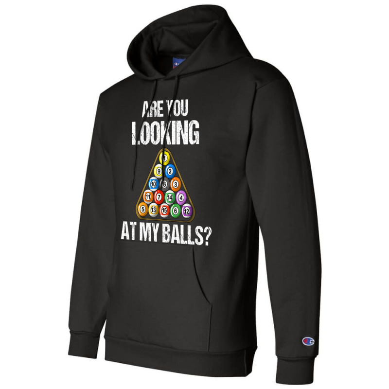 Billiards Cool Pool Game Balls Joke Lover Champion Hoodie | Artistshot