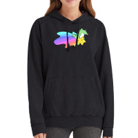 Rainbow Shooting Star Alligator Vintage Hoodie | Artistshot