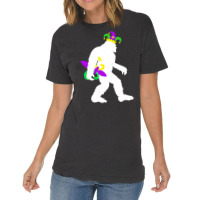 Mardi Gras Bigfoot T  Shirt Mardi Gras Carnival Bigfoot New Orleans Ca Vintage T-shirt | Artistshot