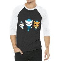 Hot Trend Octonauts Design 3/4 Sleeve Shirt | Artistshot