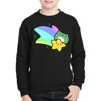 Rainbow Shooting Star Frog Youth Sweatshirt | Artistshot