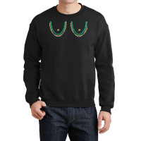 Mardi Gras Boobs Beads T  Shirt Boobs Mardi Gras Boobs Beads Funny Bea Crewneck Sweatshirt | Artistshot