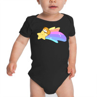 Rainbow Shooting Star Guineapig Baby Bodysuit | Artistshot