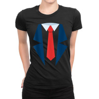 Red Tie Tuxedo Funny Business Casual Tank Top Ladies Fitted T-shirt | Artistshot