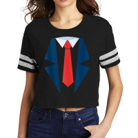 Red Tie Tuxedo Funny Business Casual Tank Top Scorecard Crop Tee | Artistshot