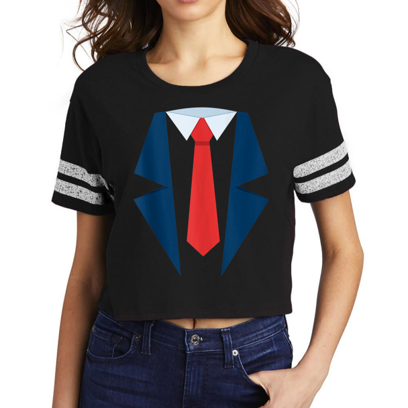 Red Tie Tuxedo Funny Business Casual Tank Top Scorecard Crop Tee by jessen | Artistshot