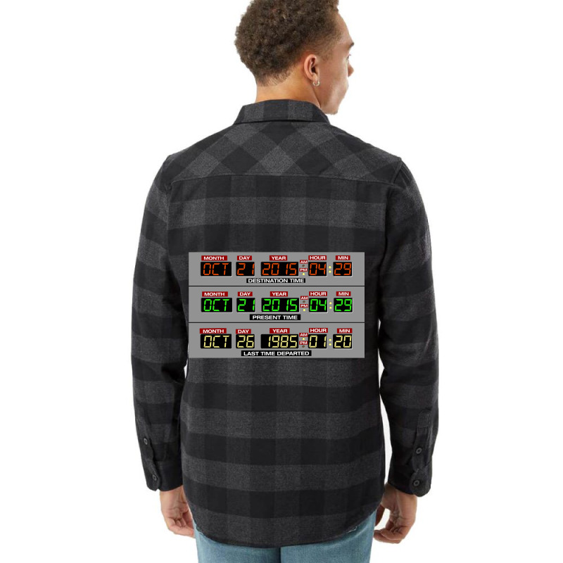 Limited Edition Back To The Future 2 Time Circuits 2015 Flannel Shirt by Ricarda Petrie | Artistshot