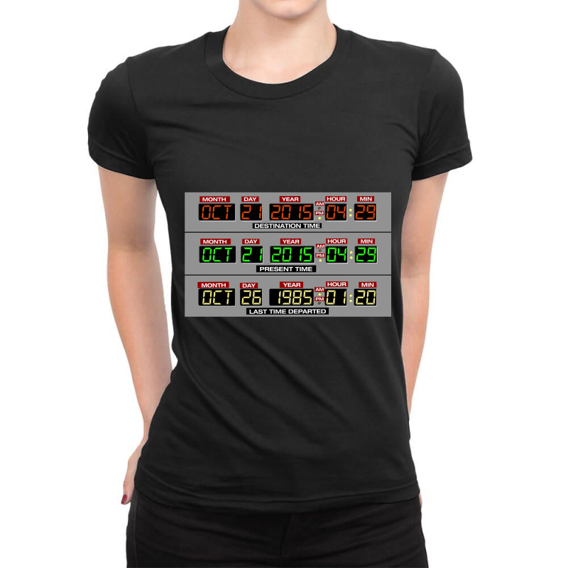 Limited Edition Back To The Future 2 Time Circuits 2015 Ladies Fitted T-Shirt by Ricarda Petrie | Artistshot