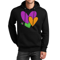 Mardi Gras Heart T  Shirt Mardi Gras Heart Leopard Print Fleur De Lis Unisex Hoodie | Artistshot