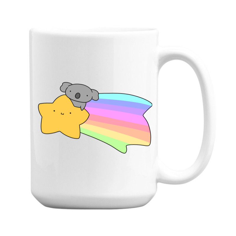 Rainbow Shooting Star Koala 15 Oz Coffee Mug | Artistshot