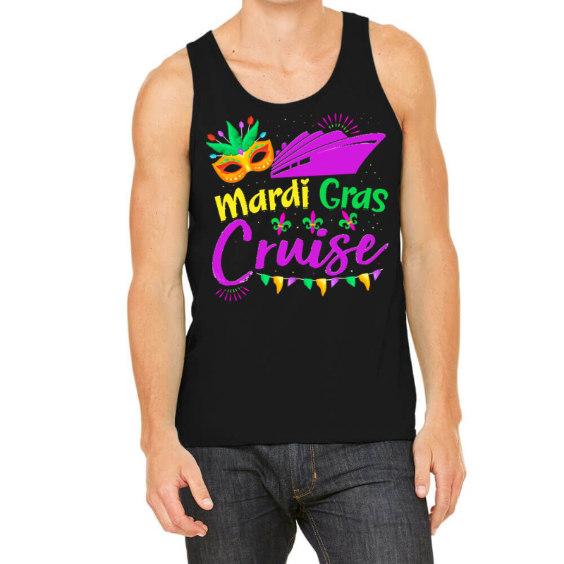 Mardi Gras New Orleans T  Shirt Mardi Gras Cruise Cruising Mask Cruise Tank Top | Artistshot