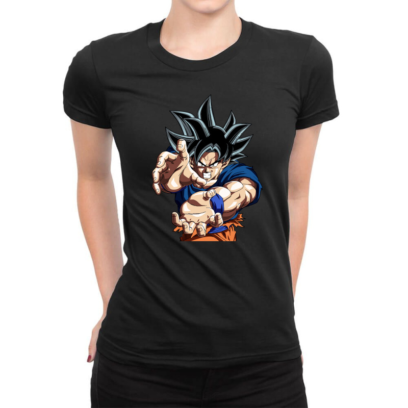 Goku Utra Instinct Ladies Fitted T-Shirt by Santika | Artistshot