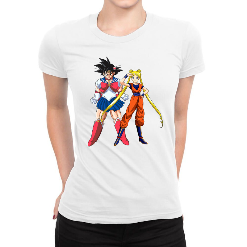 Goku X Serena Ladies Fitted T-Shirt by Santika | Artistshot