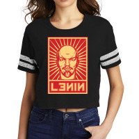 Vintage Lenin Soviet  Propaganda Scorecard Crop Tee | Artistshot