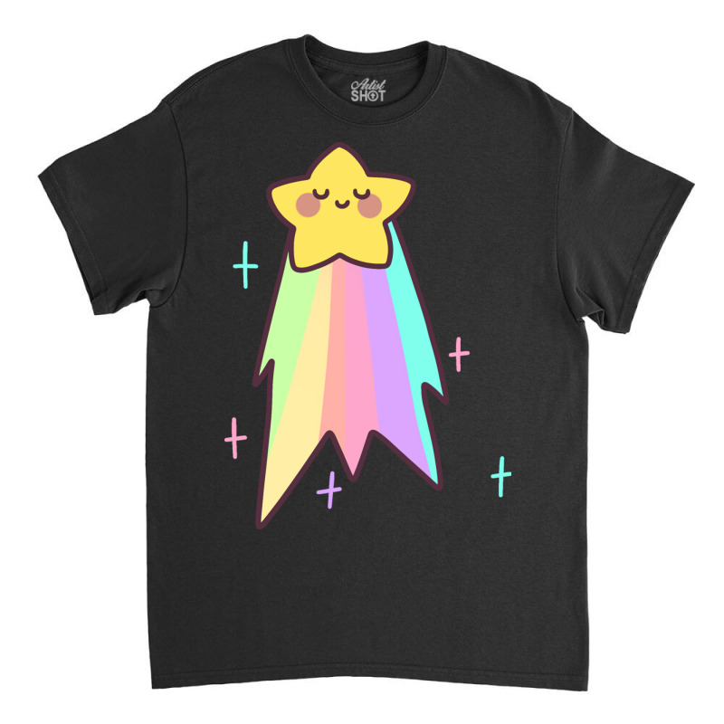 Rainbow Shooting Star Classic T-shirt | Artistshot